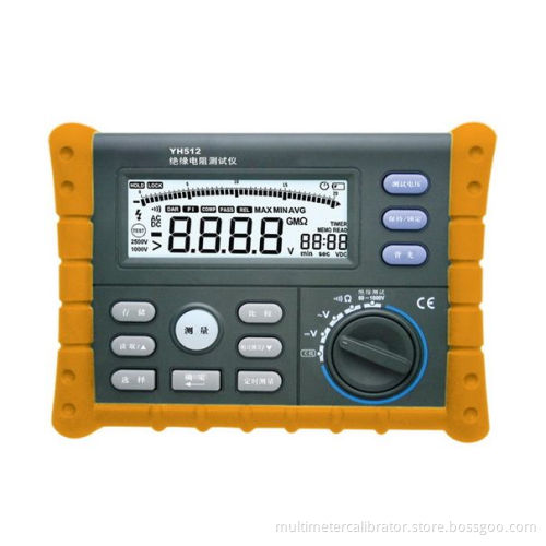 250v, 500v, 1000v Digital Insulation Resistance Tester Live Voltage Detector